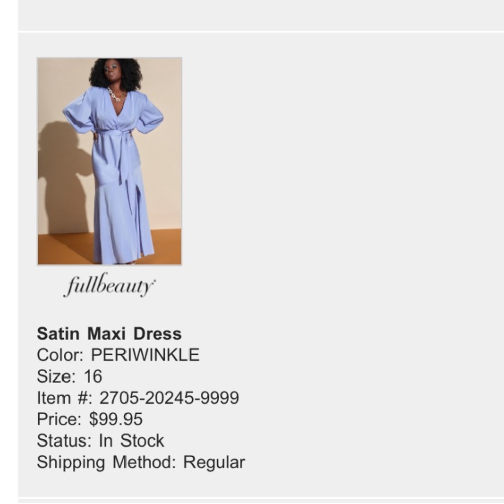 Eloquii Blue long sleeved dress Size 16 Brand* New never worn*